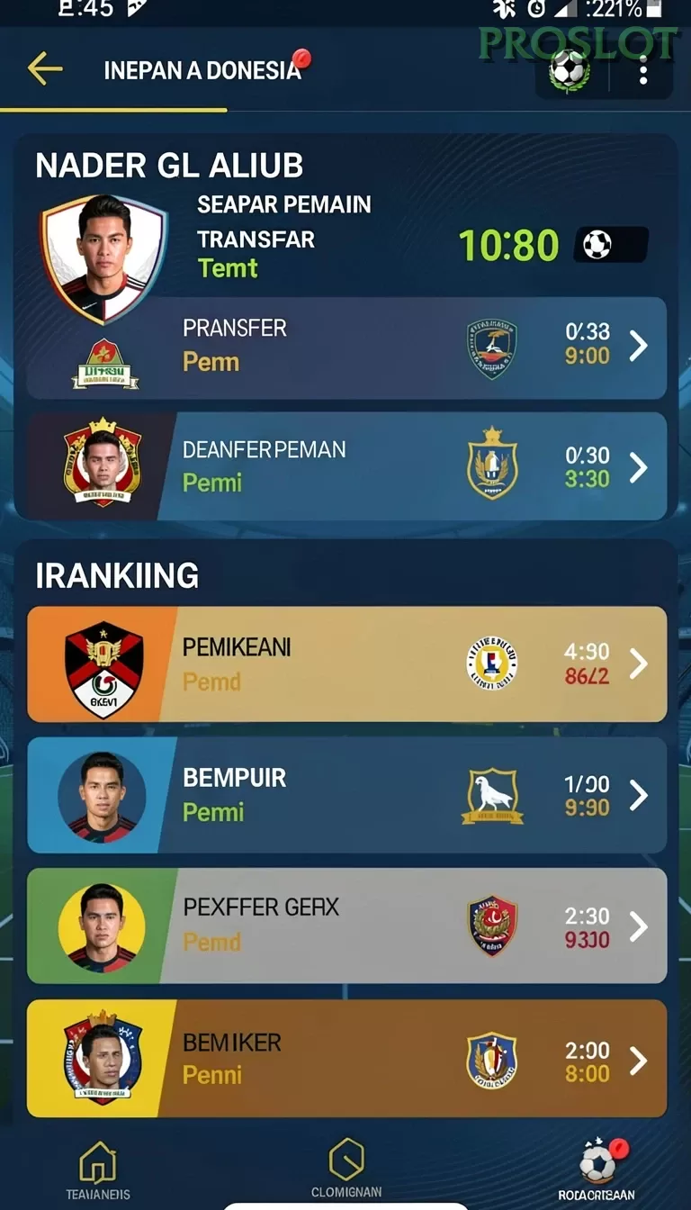 Galeri pratinjau visual proslot build APK resmi terbaru